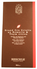 Grand Cru Criollo mit Rosmarin und Zitronenthymian von Beschle